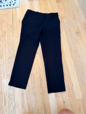 Ladies Size 2P "Talbots" Hampshire Ankle Black Dress Pants - Straight Leg GUC